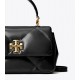 Women Tory Burch Kira Diamond Quilt Top Handle Black